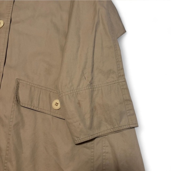 VTG Miss O Oscar de la Renta Jacket Sz 6 Lightweight Boxy 3/4 Sleeve Chore Coat - Picture 5 of 8